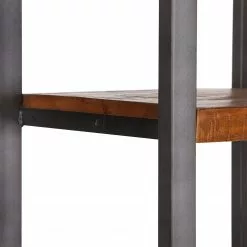 Red Living Regal Thiery - Mango massiv / Metall - Mango Braun / Anthrazit -Büromöbel Verkäufe 1000239517 210108 13393100126 DETAILS P000000001000239517