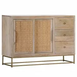 Naturoo Sideboard Rumilly - Rattangeflecht / Mango massiv