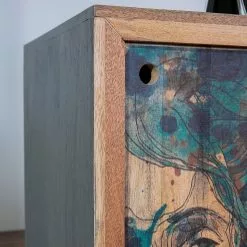 Naturoo Sideboard Valbelle - Mango massiv - Mango / Grau -Büromöbel Verkäufe 1000240805 210113 13371400040 DETAILS P000000001000240805