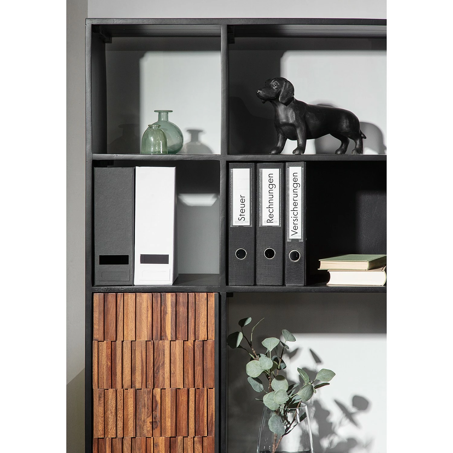 Red Living Regal Sanvic - Sheesham / Akazie massiv - Sheesham / Anthrazit 6 Red Living Regal Sanvic - Sheesham / Akazie massiv - Sheesham / Anthrazit – Bild 4