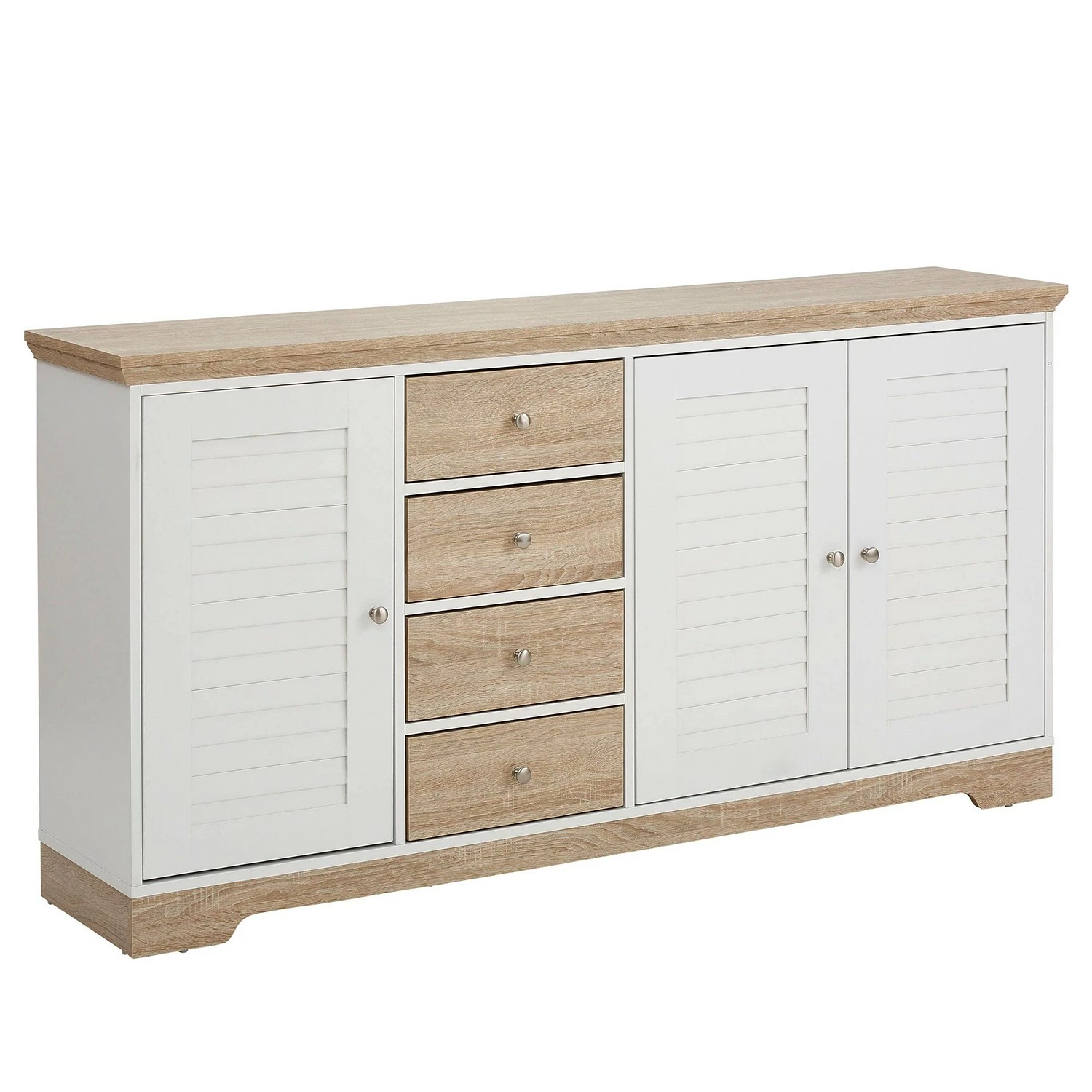 Ridgevalley Sideboard Rebais I - Weiß / Beige 3 Ridgevalley Sideboard Rebais I - Weiß / Beige