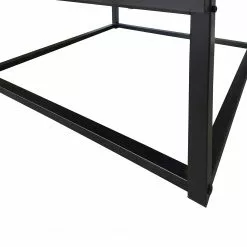 Loftscape Beistelltisch Dorsey - Glas / Metall - Schwarz / Bambus Schwarz -Büromöbel Verkäufe 1000241537 220420 070 DETAILS P000000001000241537