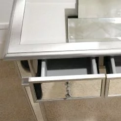 Velvet Studio Schreibtisch Embry - Silber -Büromöbel Verkäufe 1000241547 210121 14211200017 DETAILS P000000001000241547