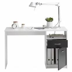 Furnitive Schreibtisch Cossey - Weiß / Schwarz 8 Furnitive Schreibtisch Cossey - Weiß / Schwarz -Büromöbel Verkäufe 1000242054 210813 11051800060 DETAILS P000000001000242054