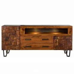 Wolf-Möbel Sideboard Bazac - Inkl. Beleuchtung - Akazie massiv - Akazie / Dunkelgrau 25 Wolf-Möbel Sideboard Bazac - Inkl. Beleuchtung - Akazie massiv - Akazie / Dunkelgrau -Büromöbel Verkäufe 1000243213 220314 040 DETAILS P000000001000243213