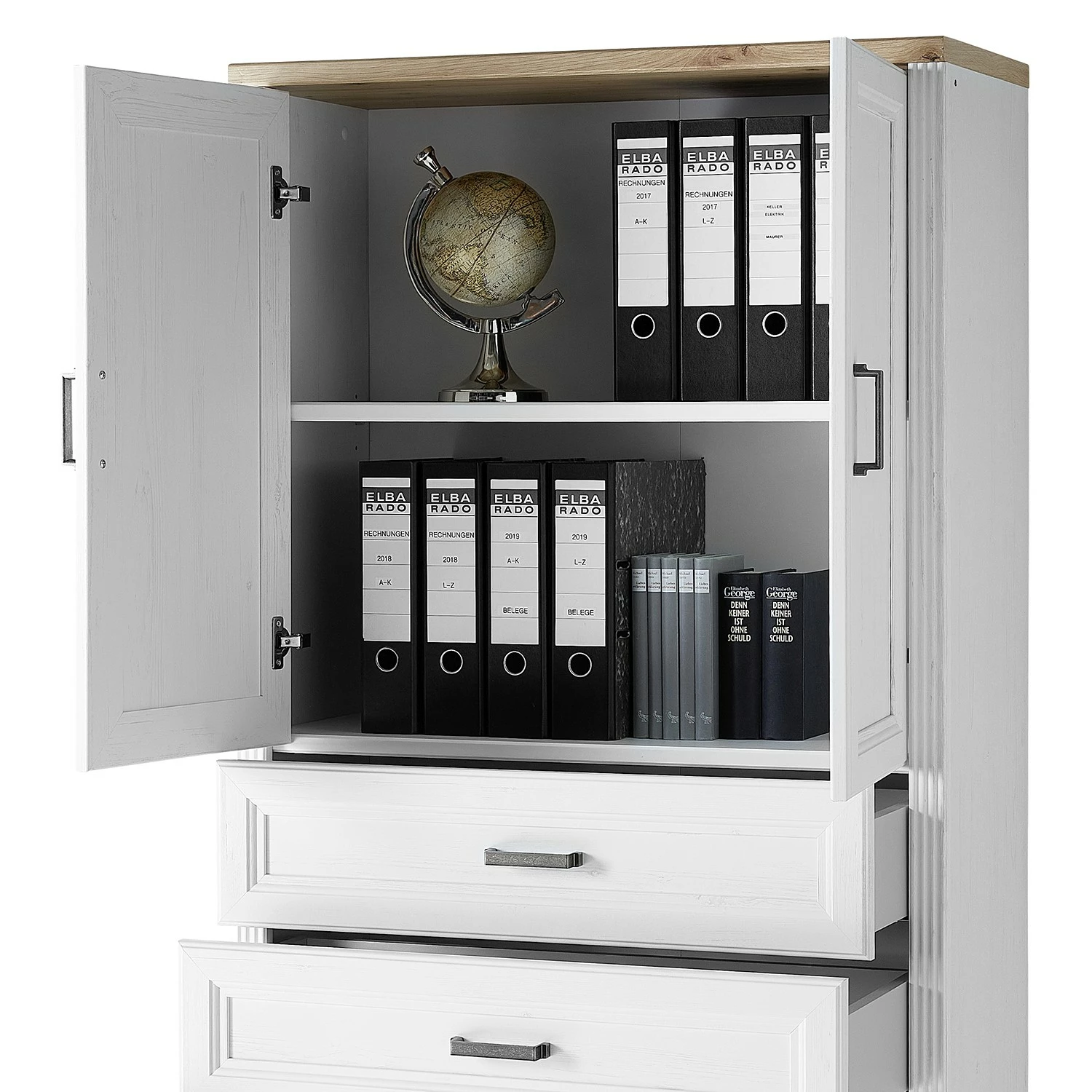 Ridgevalley Büroschrank Jasmund I - Pinie Weiß Dekor / Eiche Artisan Dekor 9 Ridgevalley Büroschrank Jasmund I - Pinie Weiß Dekor / Eiche Artisan Dekor – Bild 7