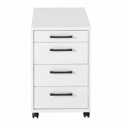 Furnitive Rollcontainer Lemuy - Weiß / Anthrazit -Büromöbel Verkäufe 1000245002 210504 06310700097 DETAILS P000000001000245002