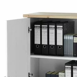 Ridgevalley Büroschrank Jasmund II - Pinie Weiß Dekor / Eiche Artisan Dekor -Büromöbel Verkäufe 1000245005 210504 06311700121 DETAILS P000000001000245005