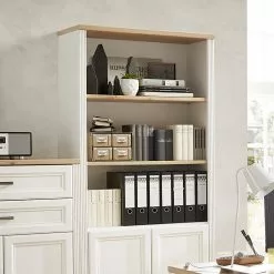 Ridgevalley Büroregal Jasmund I - Pinie Weiß Dekor -Büromöbel Verkäufe 1000245007 210504 06312100137 DETAILS P000000001000245007