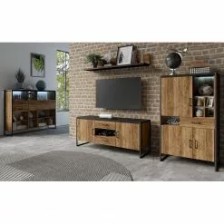 Red Living Regal Turriers III - Fichte Dekor / Matt Schwarz 9 Red Living Regal Turriers III - Fichte Dekor / Matt Schwarz -Büromöbel Verkäufe 1000245417 210217 13053700068 MOOD DETAILS P000000001000245417 mood