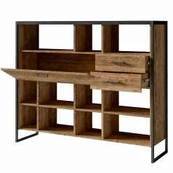 Red Living Regal Turriers III - Fichte Dekor / Matt Schwarz 11 Red Living Regal Turriers III - Fichte Dekor / Matt Schwarz -Büromöbel Verkäufe 1000245417 210217 13054000070 DETAILS P000000001000245417