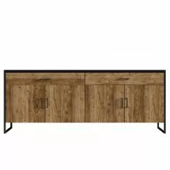 Red Living Sideboard Turriers - Fichte Dekor / Matt Schwarz 8 Red Living Sideboard Turriers - Fichte Dekor / Matt Schwarz -Büromöbel Verkäufe 1000245418 210217 13054700074 DETAILS P000000001000245418