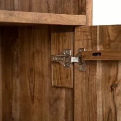 Ars manufacti Büroschrank Domme - Akazie massiv / Eisen - Akazie / Anthrazit -Büromöbel Verkäufe 1000246786 220318 040 DETAILS P000000001000246786