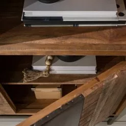 Ars manufacti Büroschrank Domme - Akazie massiv / Eisen - Akazie / Anthrazit -Büromöbel Verkäufe 1000246786 220705 024 MOOD DETAILS P000000001000246786 mood