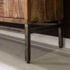 Ars manufacti Büroschrank Domme - Akazie massiv / Eisen - Akazie / Anthrazit -Büromöbel Verkäufe 1000246786 220705 025 MOOD DETAILS P000000001000246786 mood