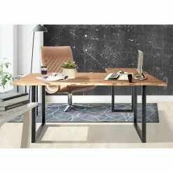 Ars manufacti Eckschreibtisch Domme - Akazie massiv / Eisen - Akazie / Anthrazit -Büromöbel Verkäufe 1000246788 211001 14353700032 MOOD DETAILS P000000001000246788 mood 1