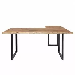 Ars manufacti Eckschreibtisch Domme - Akazie massiv / Eisen - Akazie / Anthrazit -Büromöbel Verkäufe 1000246788 211209 133058000033 DETAILS P000000001000246788 1