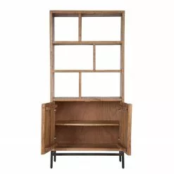 Ars manufacti Büroregal Domme - Akazie massiv / Eisen - Akazie / Anthrazit -Büromöbel Verkäufe 1000246832 220406 032 DETAILS P000000001000246832