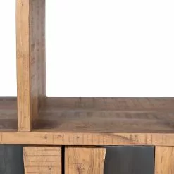 Ars manufacti Büroregal Domme - Akazie massiv / Eisen - Akazie / Anthrazit -Büromöbel Verkäufe 1000246832 220406 034 DETAILS P000000001000246832