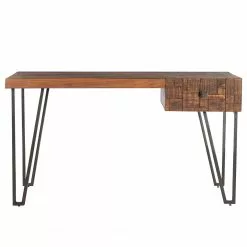 Wolf-Möbel Schreibtisch Bubry - Akazie massiv / Eisen - Akazie / Anthrazit 19 Wolf-Möbel Schreibtisch Bubry - Akazie massiv / Eisen - Akazie / Anthrazit -Büromöbel Verkäufe 1000246833 220330 030 DETAILS P000000001000246833