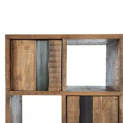 Ars manufacti Büroregal Domme II - Akazie massiv / Eisen - Akazie / Anthrazit -Büromöbel Verkäufe 1000246834 220406 034 DETAILS P000000001000246834