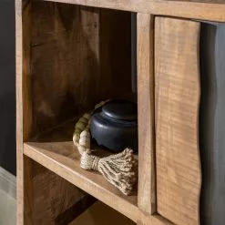 Ars manufacti Büroregal Domme II - Akazie massiv / Eisen - Akazie / Anthrazit -Büromöbel Verkäufe 1000246834 220705 022 MOOD DETAILS P000000001000246834 mood