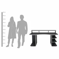 Furnitive Schreibtisch Crosswoods - Schwarz / Rot -Büromöbel Verkäufe 1000248347 210217 09443900030 SKETCH DETAILS P000000001000248347 sketch