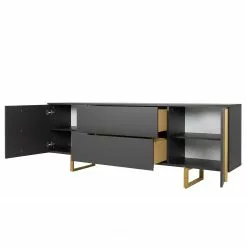 Tenzo Sideboard Birka II - Anthrazit -Büromöbel Verkäufe 1000250353 210310 15082300065 DETAILS P000000001000250353