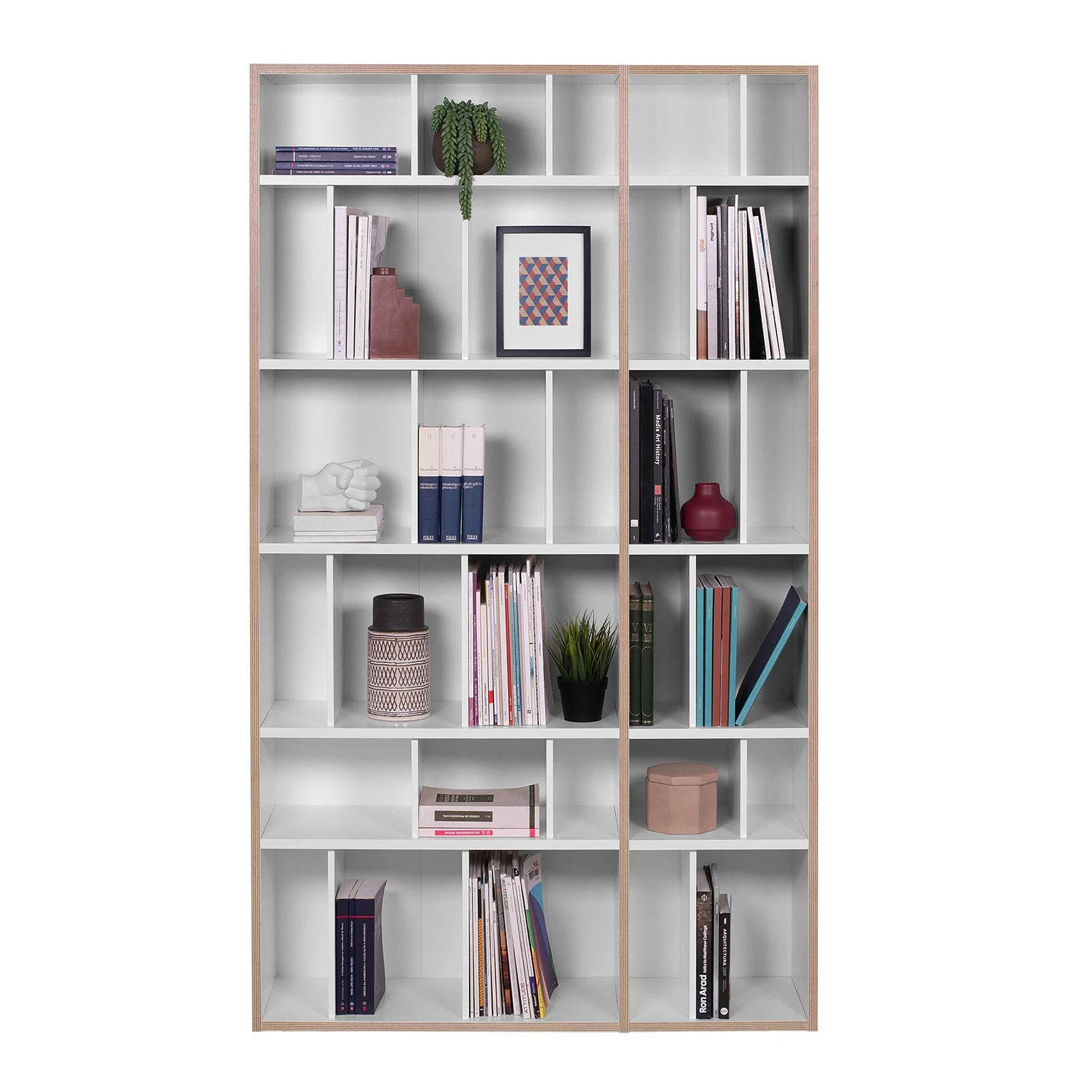 Temahome Regal Group 108 - Wabenplatte - Weiß / Hellbraun 6 Temahome Regal Group 108 - Wabenplatte - Weiß / Hellbraun – Bild 4