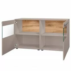 GWINNER Sideboard Bellano IV - Echtholzfurnier - Matt Fango / Balkeneiche - Mit Beleuchtung -Büromöbel Verkäufe 1000254944 210511 10460800210 DETAILS P000000001000254944