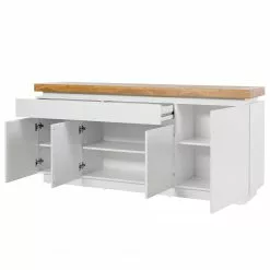 Fredriks Sideboard Namona II - Inkl. Beleuchtung - Eiche Dekor / Weiß -Büromöbel Verkäufe 1000255074 220803 040 DETAILS P000000001000255074 1