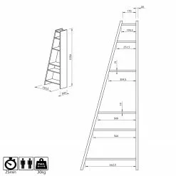 Temahome Regal Malcom VI - Schwarz -Büromöbel Verkäufe 1000255221 210324 15033200056 SKETCH DETAILS P000000001000255221 sketch