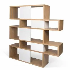 Temahome Regal London II - Eiche / Weiß 13 Temahome Regal London II - Eiche / Weiß -Büromöbel Verkäufe 1000255255 210324 15033500299 DETAILS P000000001000255255