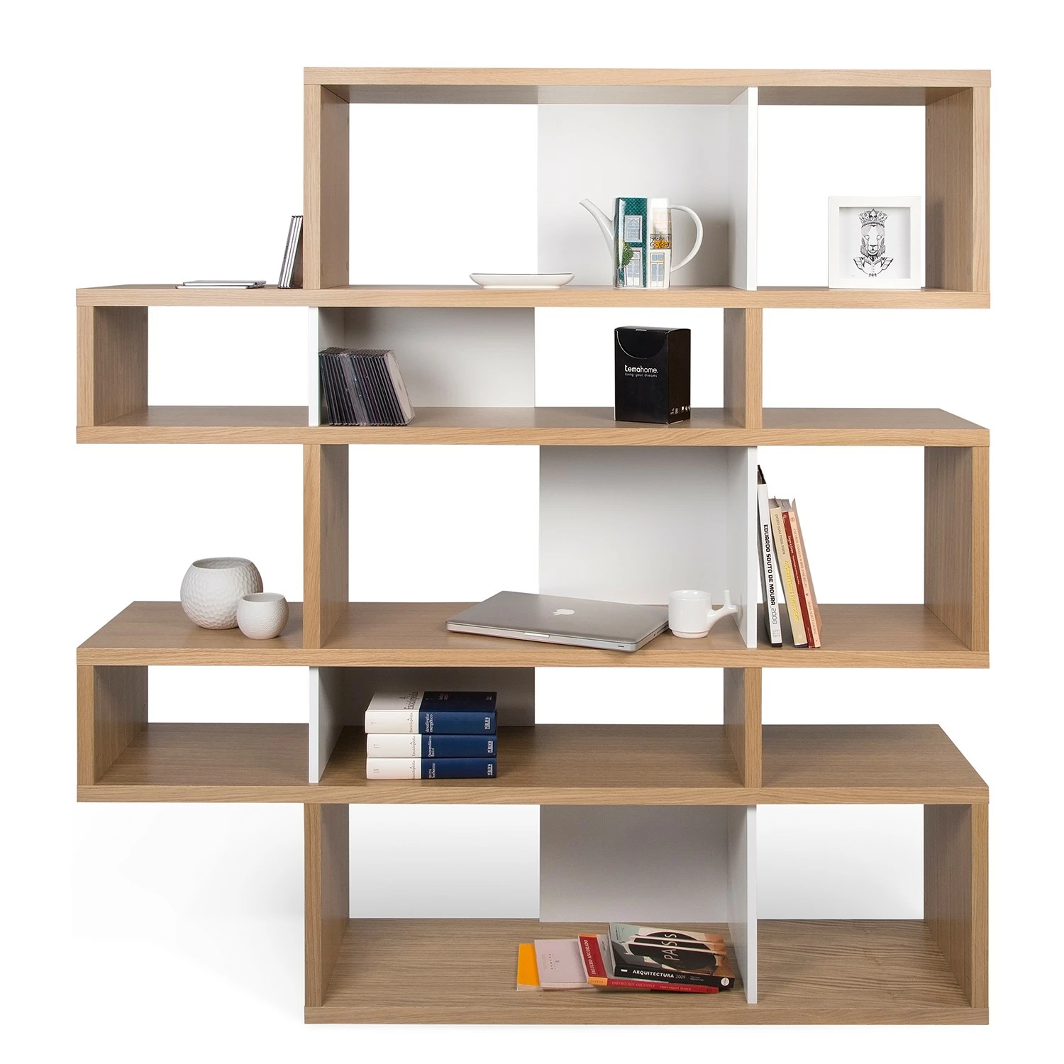 Temahome Regal London II - Eiche / Weiß 9 Temahome Regal London II - Eiche / Weiß – Bild 7