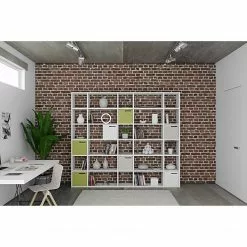 Temahome Regal Pombal III - Weiß -Büromöbel Verkäufe 1000255980 210331 14464200095 MOOD DETAILS P000000001000255980 mood