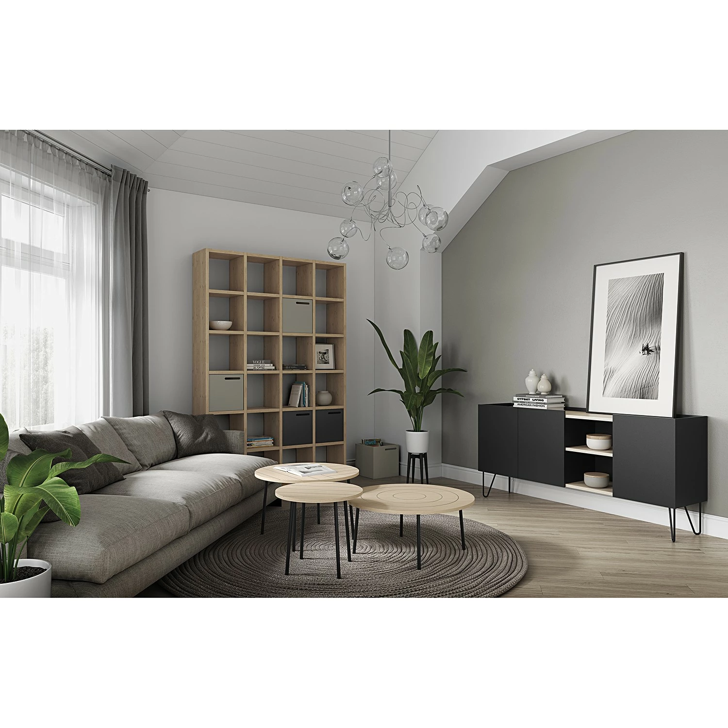 Temahome Regal Pombal II - Eiche 5 Temahome Regal Pombal II - Eiche – Bild 3