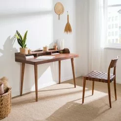 Ars Natura Schreibtisch Napo - Walnuss Dekor -Büromöbel Verkäufe 1000256381 220524 021 MOOD DETAILS P000000001000256381 mood