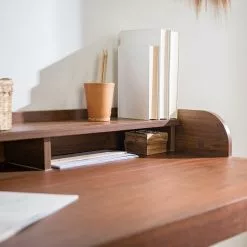 Ars Natura Schreibtisch Napo - Walnuss Dekor -Büromöbel Verkäufe 1000256381 220524 035 DETAILS P000000001000256381