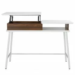 Fredriks Schreibtisch Paide - (Höhenverstellbar) - Hochglanz Weiß / Walnuss Dekor 32 Fredriks Schreibtisch Paide - (Höhenverstellbar) - Hochglanz Weiß / Walnuss Dekor -Büromöbel Verkäufe 1000256389 220331 041 DETAILS P000000001000256389