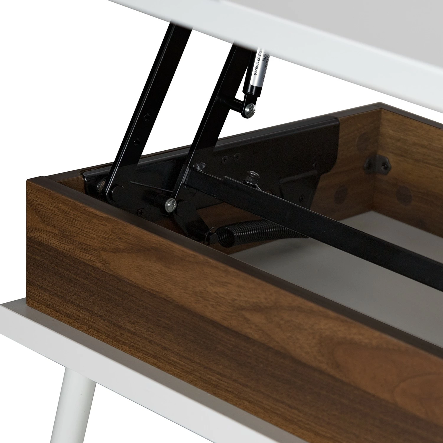 Fredriks Schreibtisch Paide - (Höhenverstellbar) - Hochglanz Weiß / Walnuss Dekor 20 Fredriks Schreibtisch Paide - (Höhenverstellbar) - Hochglanz Weiß / Walnuss Dekor – Bild 18