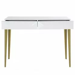 Jack & Alice Schreibtisch Canoa - Hochglanz Weiß / Gold 21 Jack & Alice Schreibtisch Canoa - Hochglanz Weiß / Gold -Büromöbel Verkäufe 1000256390 220331 041 DETAILS P000000001000256390