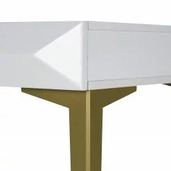 Jack & Alice Schreibtisch Canoa - Hochglanz Weiß / Gold 24 Jack & Alice Schreibtisch Canoa - Hochglanz Weiß / Gold -Büromöbel Verkäufe 1000256390 220331 061 DETAILS P000000001000256390