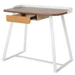 Fredriks Schreibtisch Azua - Eiche Dekor / Weiß -Büromöbel Verkäufe 1000256391 220325 032 DETAILS P000000001000256391