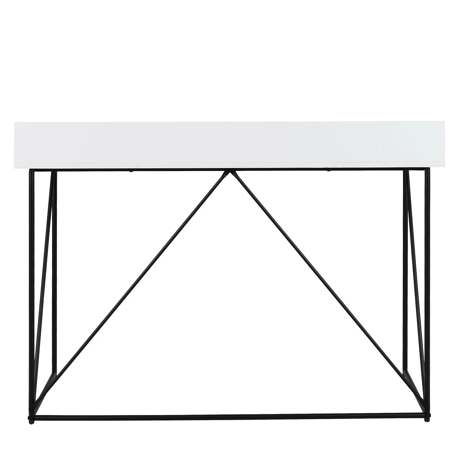 Tenzo Schreibtisch Tell II - Hochglanz Weiß / Schwarz 7 Tenzo Schreibtisch Tell II - Hochglanz Weiß / Schwarz – Bild 5