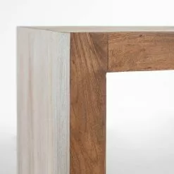 Wolf-Möbel Regal Maison - Akazie massiv - Akazie Stone / Antik Weiß -Büromöbel Verkäufe 1000257242 220330 033 DETAILS P000000001000257242