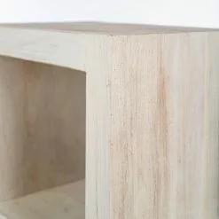 Wolf-Möbel Regal Maison - Akazie massiv - Akazie Stone / Antik Weiß -Büromöbel Verkäufe 1000257242 220330 034 DETAILS P000000001000257242