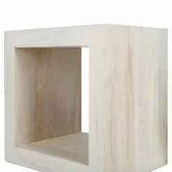 Wolf-Möbel Regal Maison - Akazie massiv - Akazie Stone / Antik Weiß -Büromöbel Verkäufe 1000257242 220330 035 DETAILS P000000001000257242