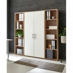 Furnitive Aktenschrank Avin III - Eiche Sonoma Dekor / Weiß
