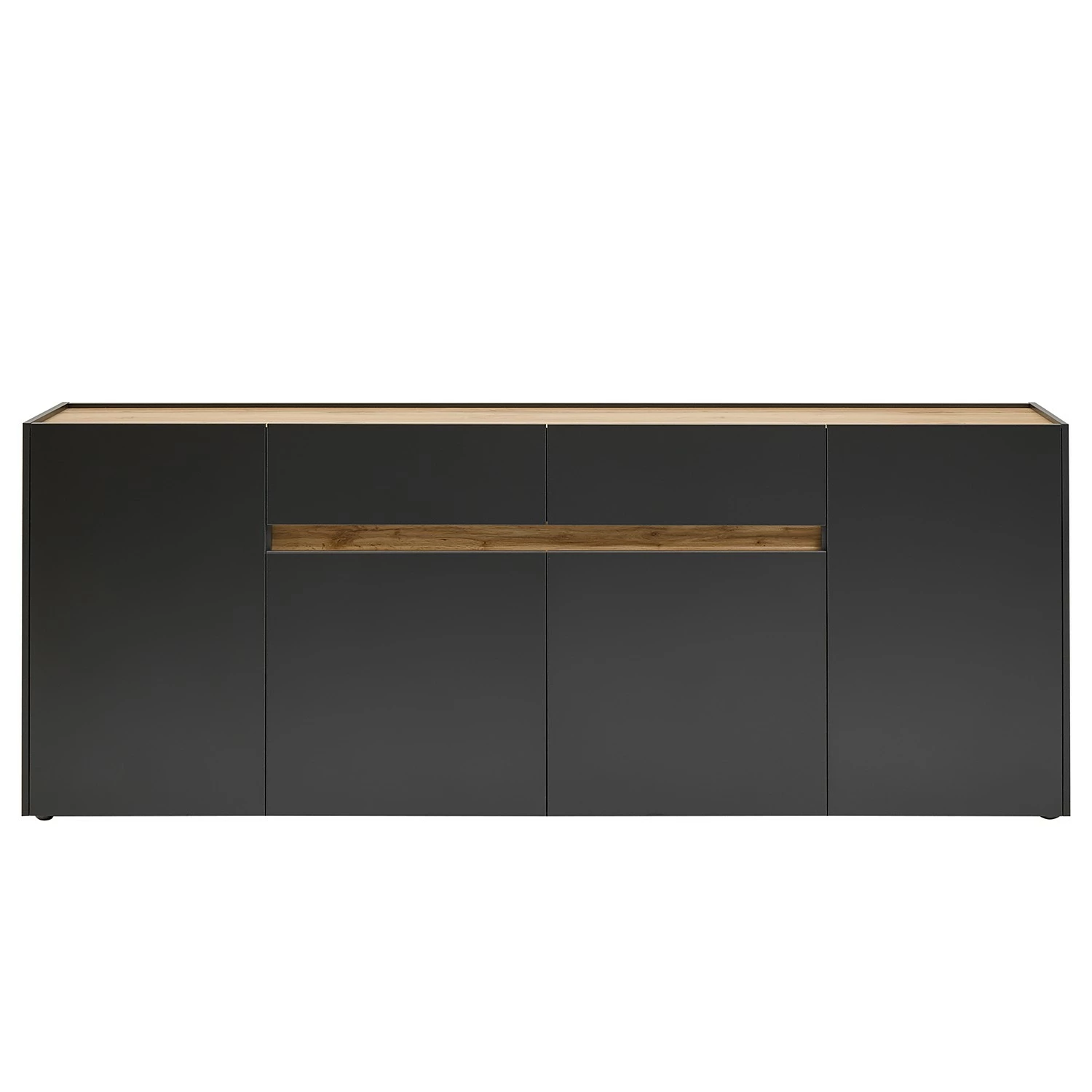 Norrwood Sideboard Olon - Anthrazit - Breite: 220 cm 5 Norrwood Sideboard Olon - Anthrazit - Breite: 220 cm – Bild 3