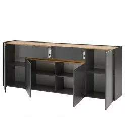 Norrwood Sideboard Olon - Anthrazit - Breite: 220 cm 11 Norrwood Sideboard Olon - Anthrazit - Breite: 220 cm -Büromöbel Verkäufe 1000260644 210420 07401200050 DETAILS P000000001000260644